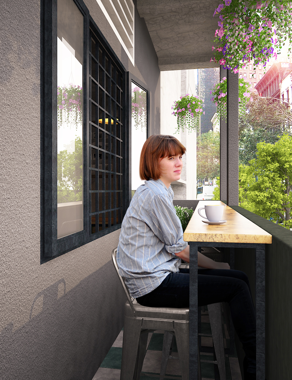 Thiết kế thi công quán cafe FIN Quận 5 hình 1