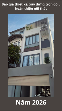 Báo giá xây nhà trọn gói ở TPHCM năm 2026