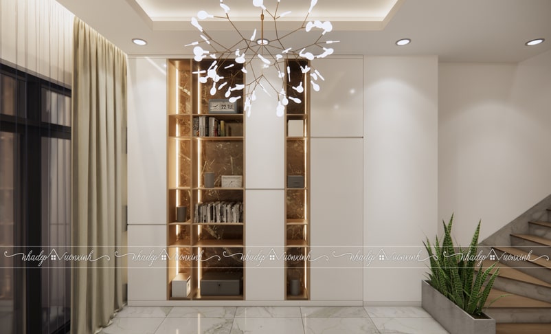 Thiết kế dự án nhà phố 3 tầng + 1 tum Q7 hình 13