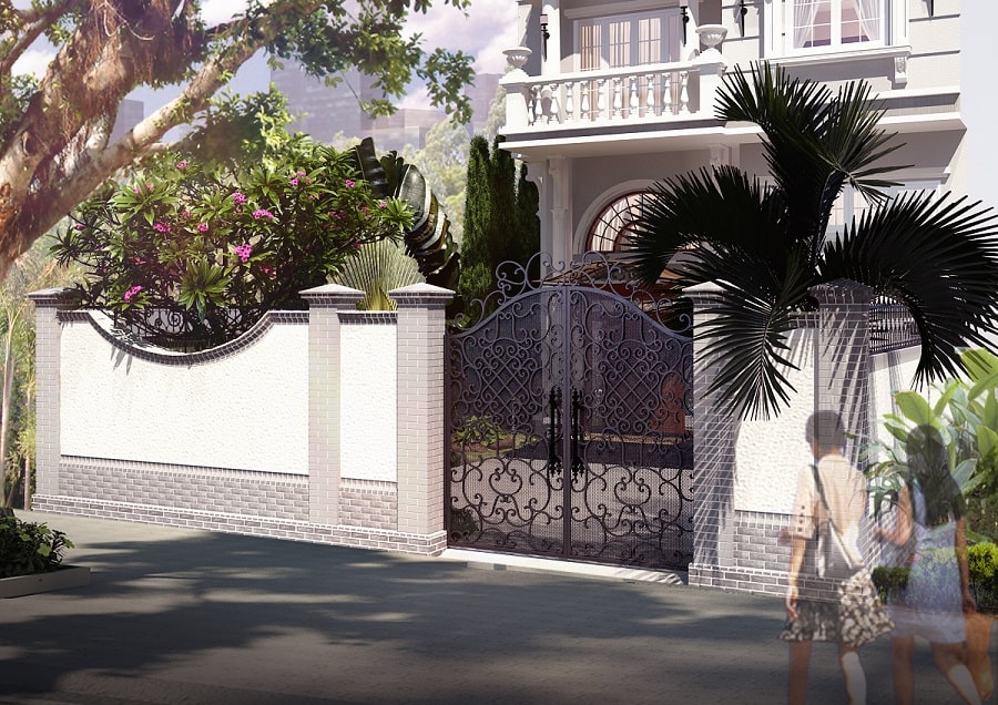 Thiết kế biệt thự phố anh Hoàng hình 3