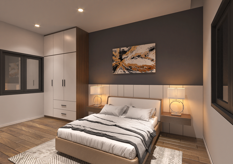 Biệt thự phố nhà bè hình 5