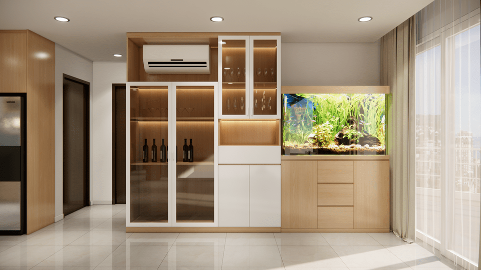 Thiết kế nội thất căn hộ An Khang hình 2