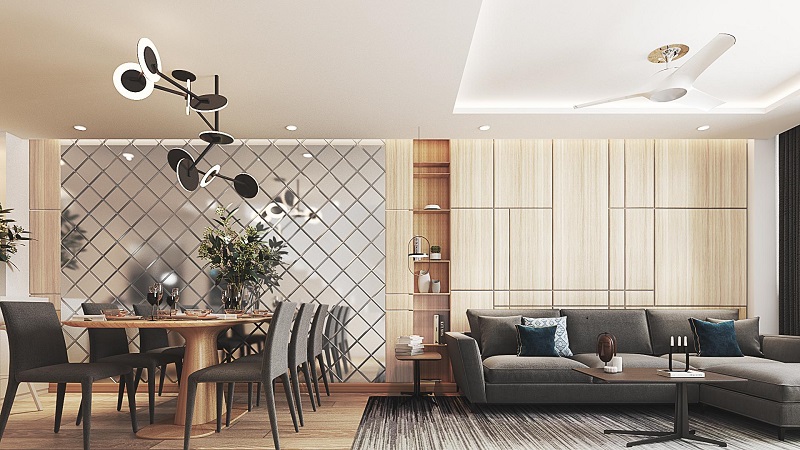 Thiết kế nhà phố 1 trệt 3 lầu chị Thanh hình 2
