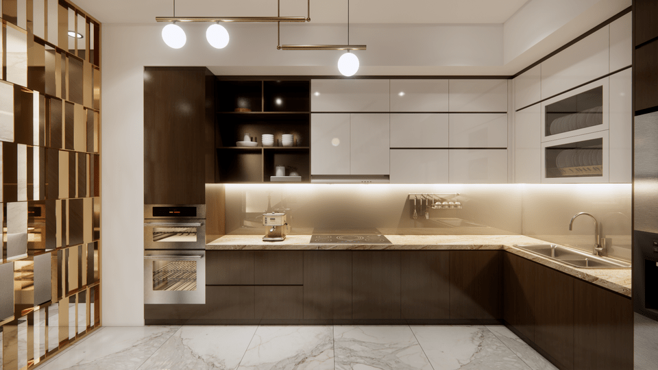 Thiết kế nội thất nhà chú Hoàng Bến Lức hình 5