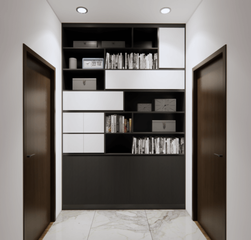 Nhà phố 3 tầng và 1 lửng diện tích 5x15m hình 11