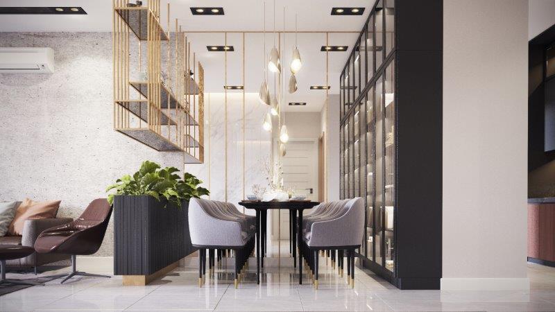 Thiết kế nội thất căn hộ dự án Hà Đô Centrosa 2 phòng ngủ 79m2 10