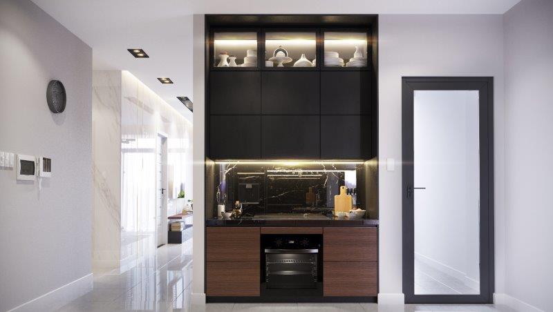 Thiết kế nội thất căn hộ dự án Hà Đô Centrosa 2 phòng ngủ 79m2 9