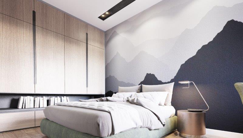 Thiết kế nội thất căn hộ dự án Hà Đô Centrosa 2 phòng ngủ 79m2 2