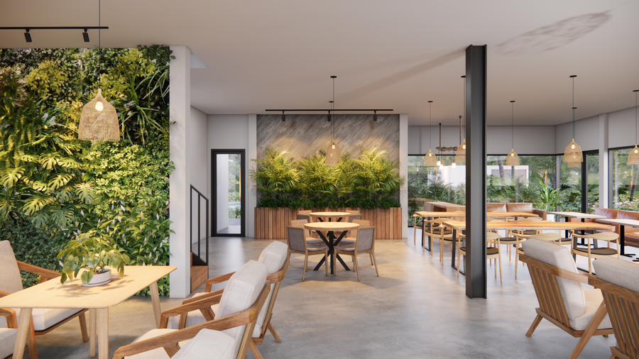 Thiết kế nội thất, cảnh quan nhà hàng homestay Xuân Lộc Đồng Nai hình 17