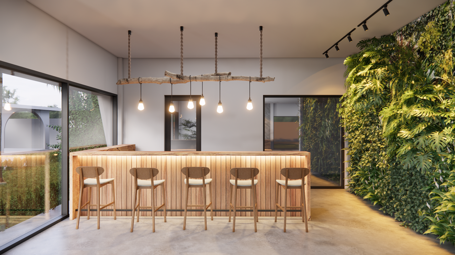 Thiết kế nội thất, cảnh quan nhà hàng homestay Xuân Lộc Đồng Nai hình 15