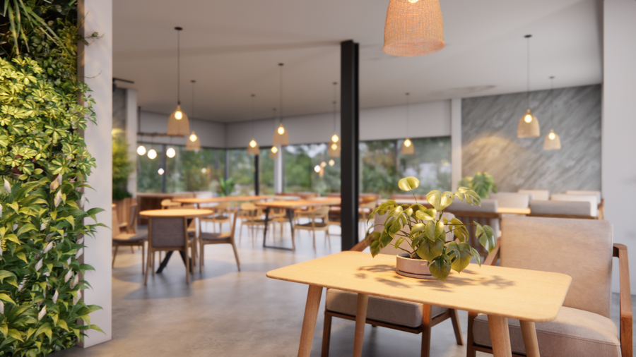 Thiết kế nội thất, cảnh quan nhà hàng homestay Xuân Lộc Đồng Nai hình 12