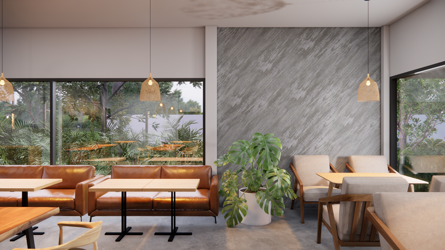 Thiết kế nội thất, cảnh quan nhà hàng homestay Xuân Lộc Đồng Nai hình 11