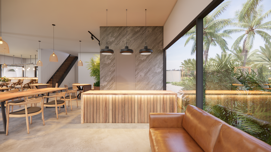 Thiết kế nội thất, cảnh quan nhà hàng homestay Xuân Lộc Đồng Nai hình 8