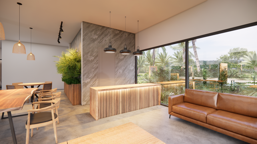 Thiết kế nội thất, cảnh quan nhà hàng homestay Xuân Lộc Đồng Nai hình 7