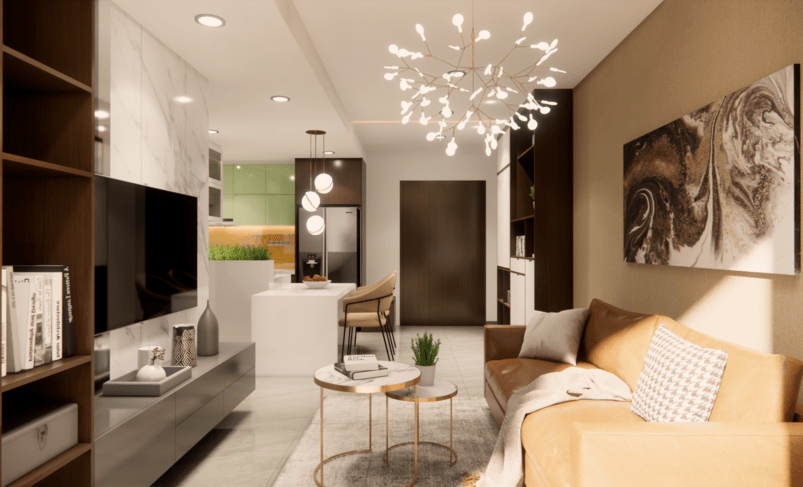 Thiết kế nội thất căn hộ MIDTOWN Phú Mỹ Hưng hình 14