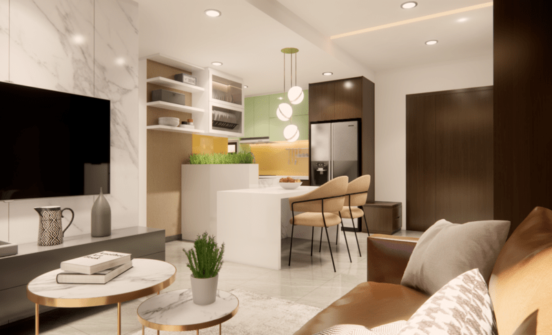 Thiết kế nội thất căn hộ MIDTOWN Phú Mỹ Hưng hình 12