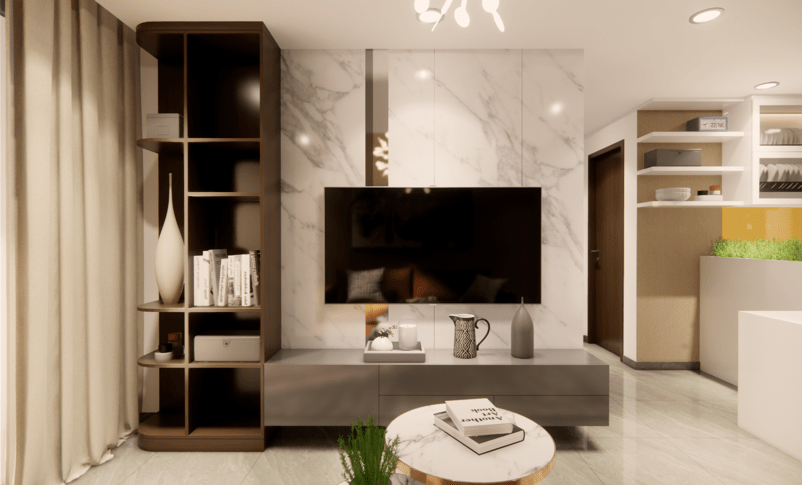 Thiết kế nội thất căn hộ MIDTOWN Phú Mỹ Hưng hình 11