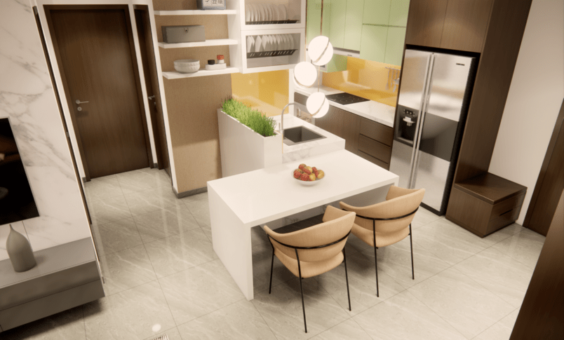 Thiết kế nội thất căn hộ MIDTOWN Phú Mỹ Hưng hình 9