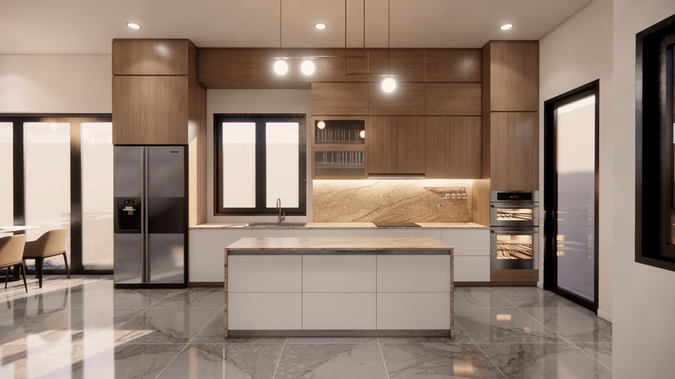 Thiết kế nhà 6x16 phong cách hiện đại hình 9