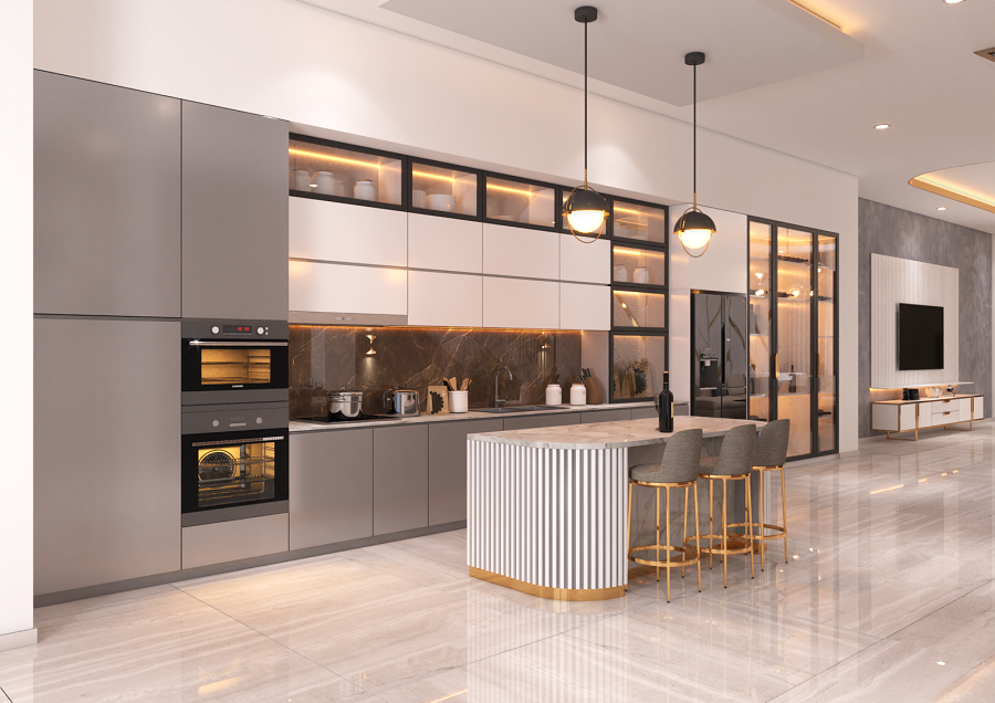 Thiết kế nhà phố 2 tầng chị Hân Nhơn Trạch hình 6