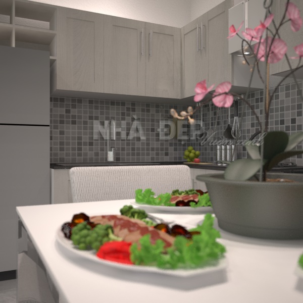 Thiết kế nhà phố 2 tầng Chị Hồng hình 10