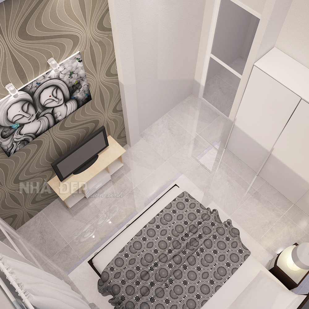 Thiết kế nhà phố 2 tầng Chị Hồng hình 13