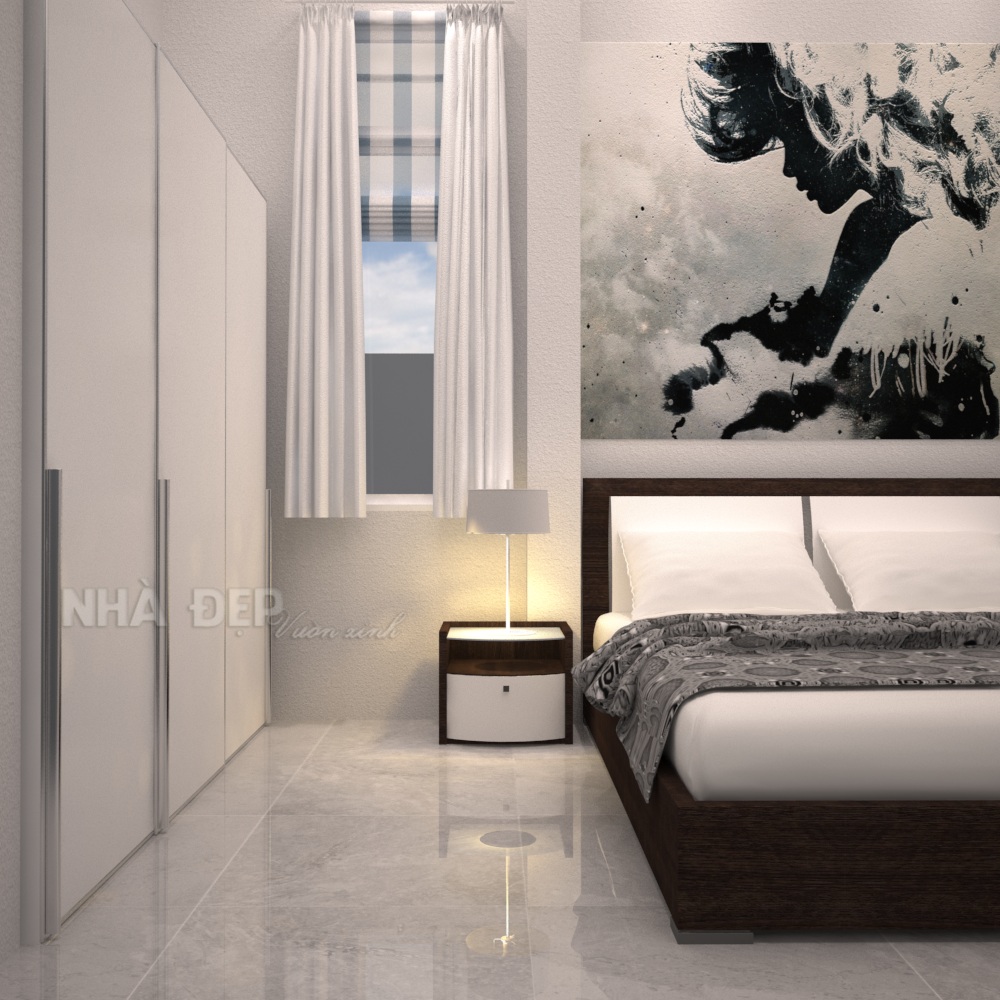 Thiết kế nhà phố 2 tầng Chị Hồng hình 14