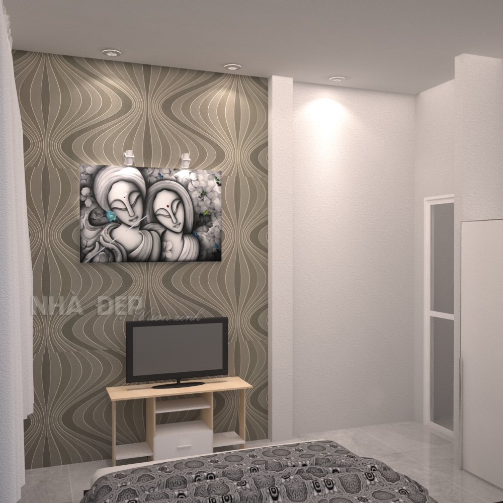 Thiết kế nhà phố 2 tầng Chị Hồng hình 15