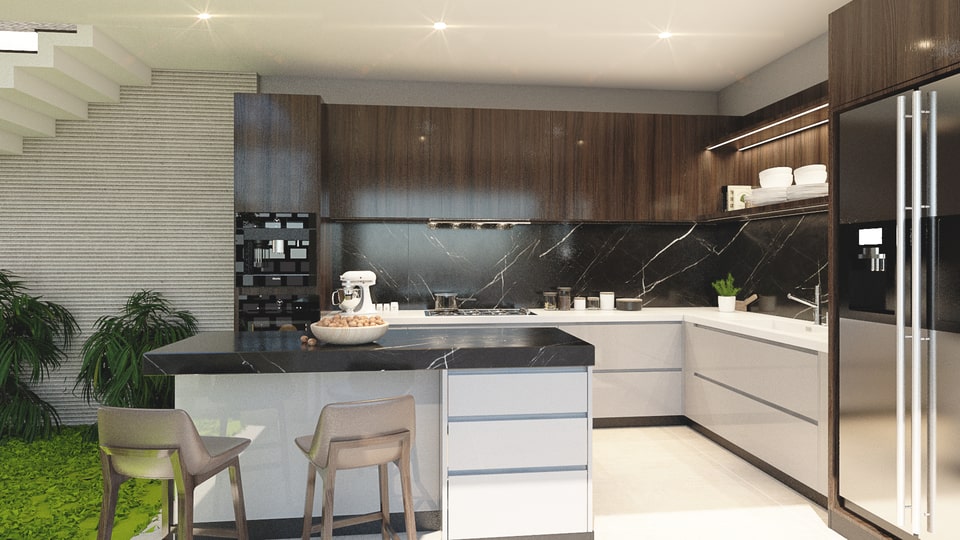 Biệt thự phố 1 trệt 2 lầu hình 4