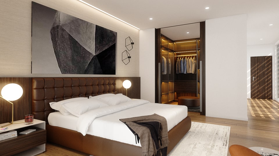 Biệt thự phố 1 trệt 2 lầu hình 9