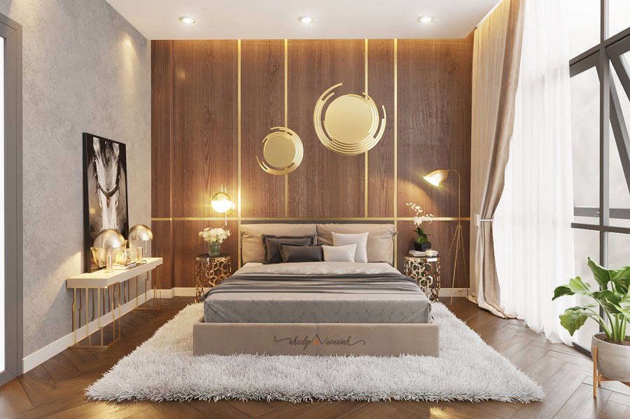 Mẫu nhà phố 1 trệt 3 lầu sân thượng hình 4