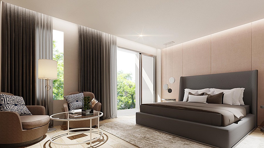 Mẫu nhà phố 1 trệt 3 lầu sân thượng hình 2