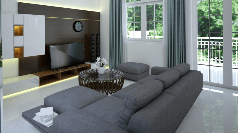 Dự án thiết kế nhà phố 1 trệt 2 lầu cổ điển hình 6