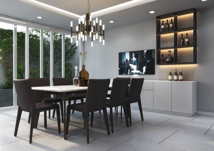 Dự án thiết kế nhà phố 1 trệt 2 lầu cổ điển hình 10