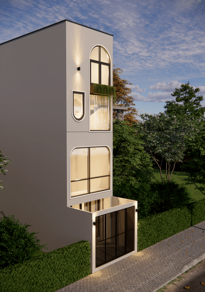 Nhà phố 2 tầng 1 lửng tại quận 8 hình 2