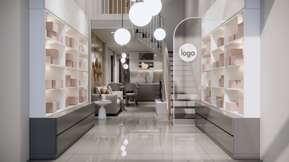 Nhà phố 2 tầng 1 lửng tại quận 8 hình 12