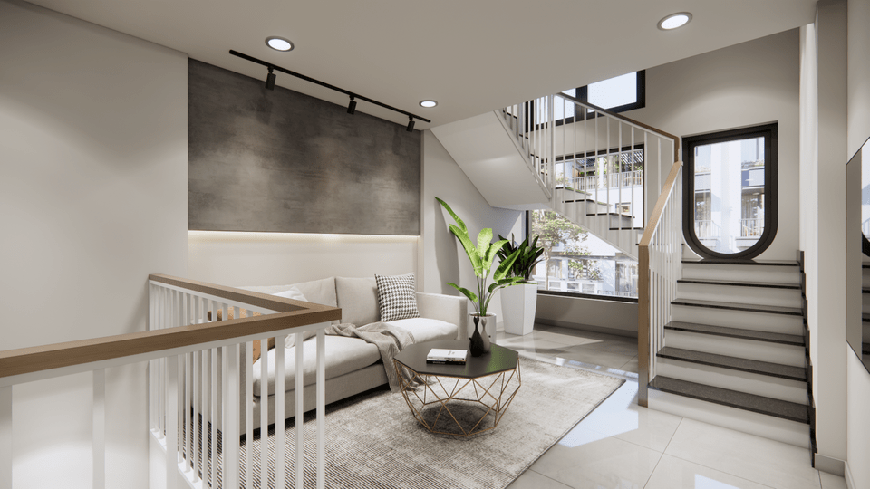 Nhà phố 2 tầng 1 lửng tại quận 8 hình 14