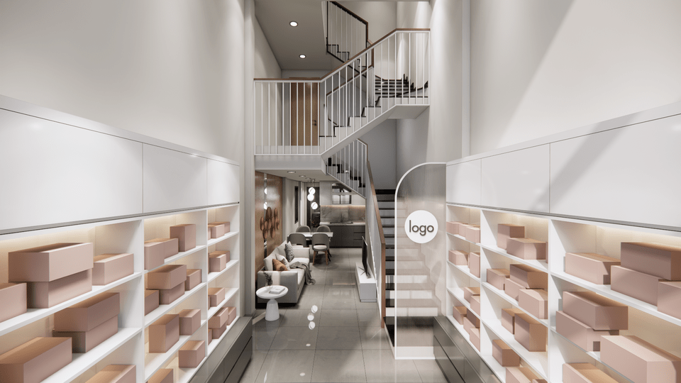 Nhà phố 2 tầng 1 lửng tại quận 8 hình 6