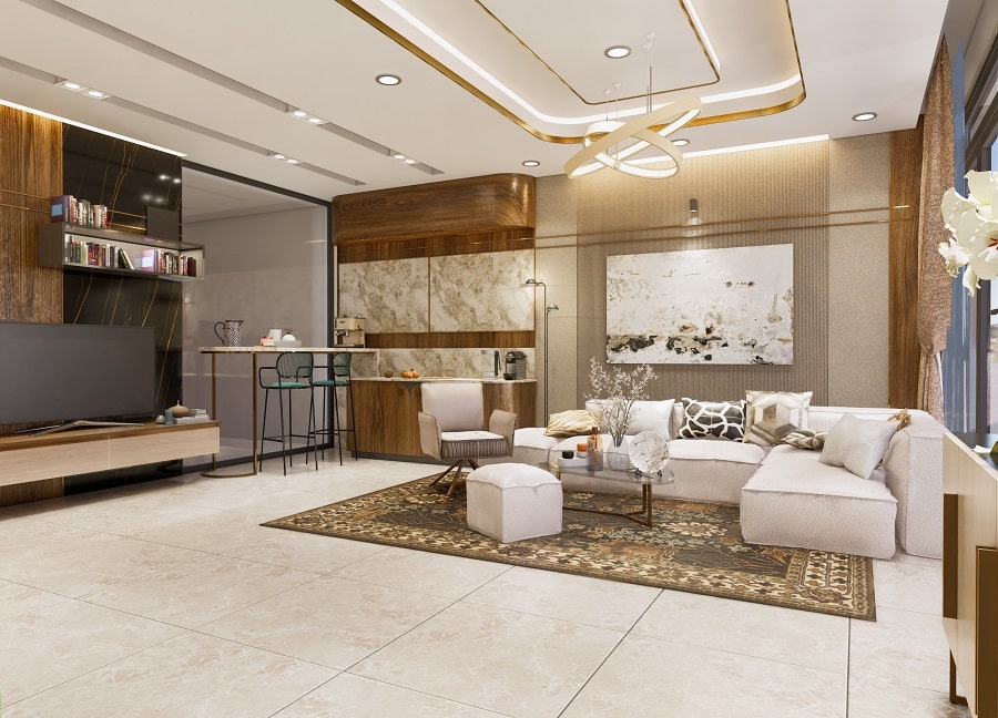 Thiết kế nội thất nhà phố Trường Chinh hình 11