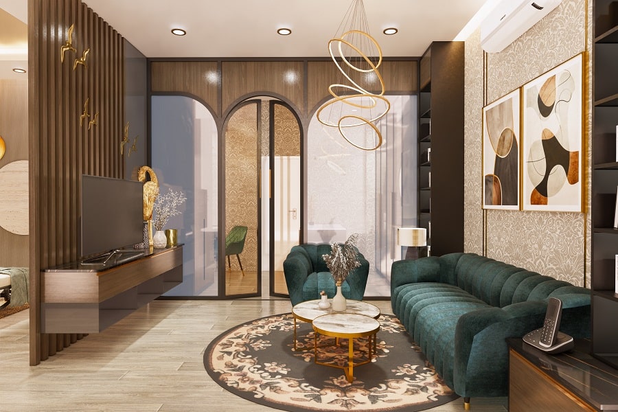 Thiết kế nội thất nhà phố Trường Chinh hình 9