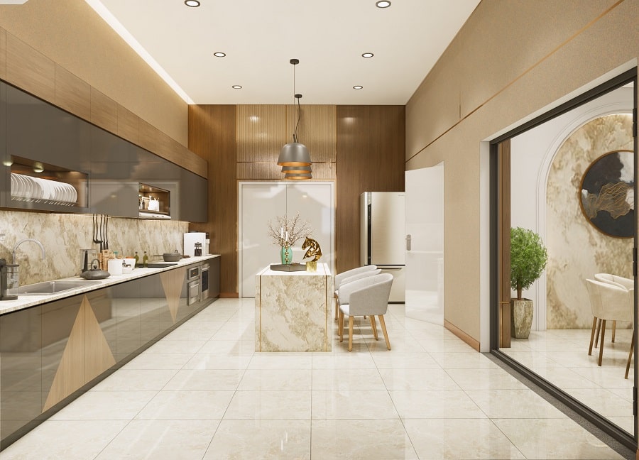 Thiết kế nội thất nhà phố Trường Chinh hình 8