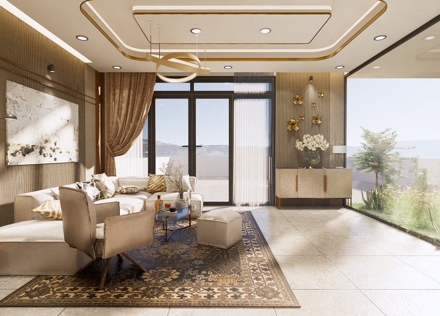 Thiết kế nội thất nhà phố Trường Chinh hình 4