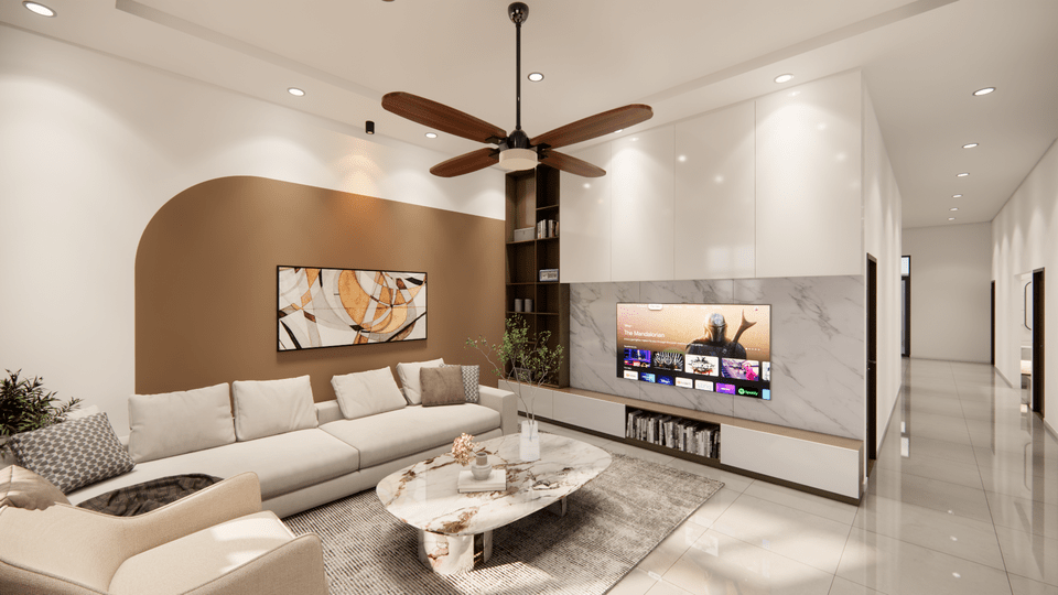 Thiết kế nhà vườn Củ Chi 11x21m2 hình 3