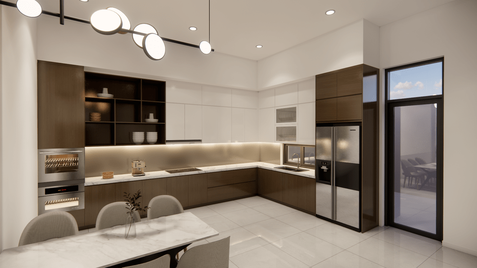 Thiết kế nhà vườn Củ Chi 11x21m2 hình 4