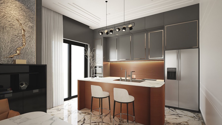 Thiết kế nội thất biệt thự 3 tầng hình 12