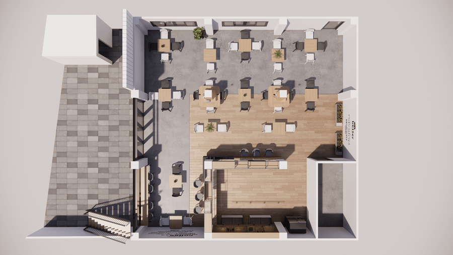 Thiết kế quán cafe quận 6 hình 1