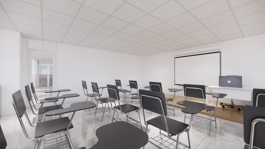 Thiết kế khu giải trí diện tích 600m2 trong tòa nhà văn phòng hình 3
