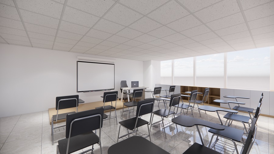 Thiết kế khu giải trí diện tích 600m2 trong tòa nhà văn phòng hình 2