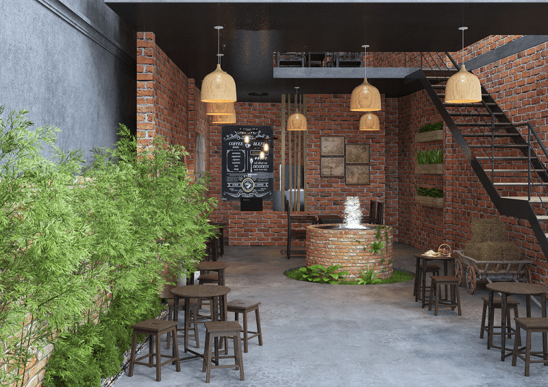 Thiết kế quán cafe Tân Phú hình 5