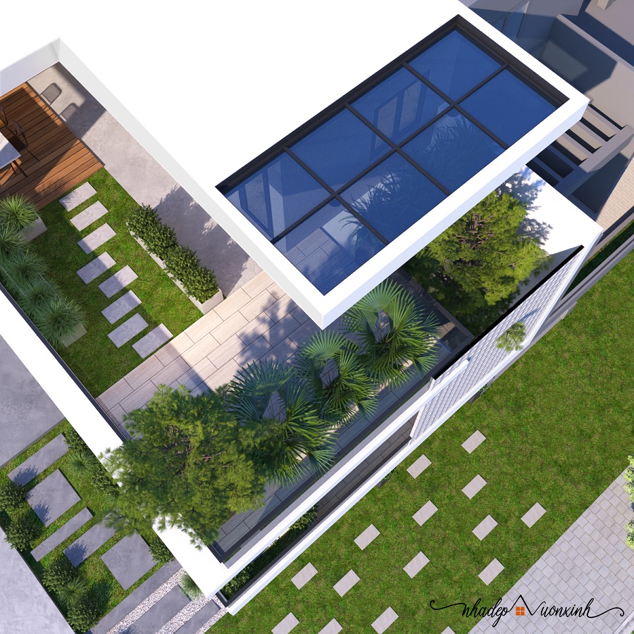 Thiết kế nội ngoại thất dự án Villa Park ngoại thất hình 5